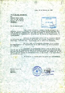 INFORME 004-88/AGN-OAJ