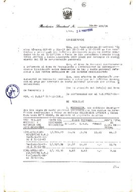 Resolución Directoral N° 24-86-AGN/OA