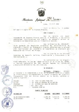 Resolución Jefatural N° 193-1-1992/AGN/J
