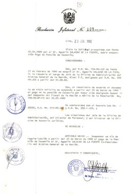 Resolución Jefatural N° 108-1992/AGN/J