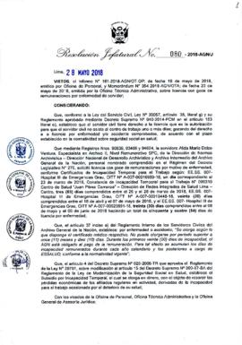 Resolución Jefatural N° 080-2018-AGN/J
