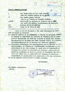 INFORME 040-91-AGN/OAJ