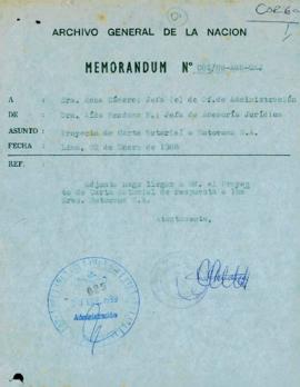INFORME 001/88-AGN-OAJ