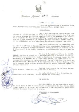 Resolución Jefatural N° 076-1988/AGN/J