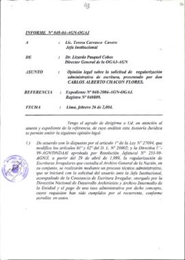 INFORME 052-2003-AGN-OGAJ