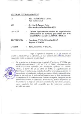 INFORME 279-2003-AGN-OGAJ