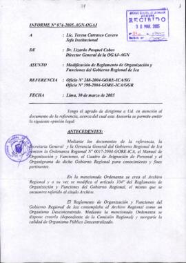 INFORME 074-2005-AGN-OGAJ