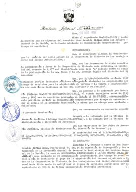 Resolución Jefatural N° 253-1991/AGN/J