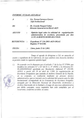 INFORME 136-2003-AGN-OGAJ