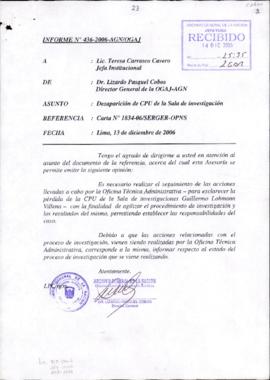INFORME 436-2006-AGN/OGAJ