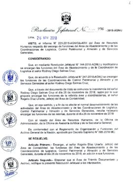 Resolución Jefatural N° 296-2018-AGN/J