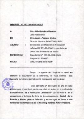 INFORME 192-99-AGN-OGAJ
