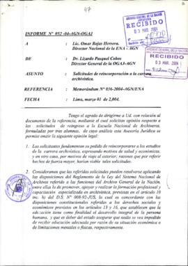 INFORME 056-2003-AGN-OGAJ