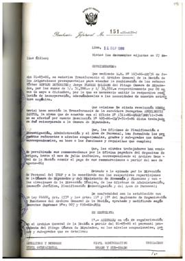 Resolución Jefatural N° 151-1986/AGN/J