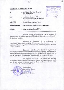 INFORME 254-2004-AGN-OGAJ