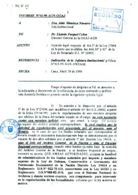 INFORME 016-99-AGN-OGAJ