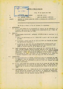INFORME 056-90-AGN/OAJ