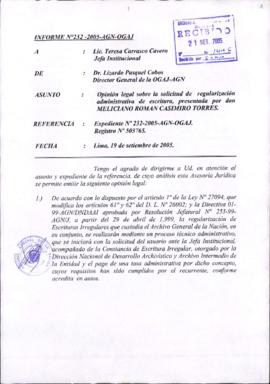 INFORME 232-2005-AGN-OGAJ