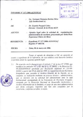 INFORME 117-2006-AGN/OGAJ