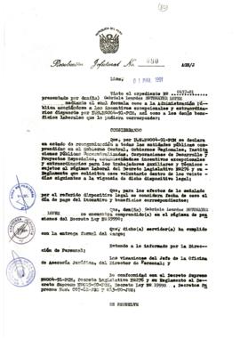 Resolución Jefatural N° 080-1991/AGN/J