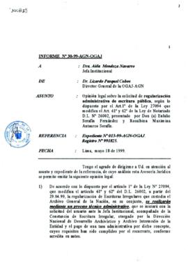INFORME 030-99-AGN-OGAJ