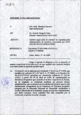 INFORME 051-2000-AGN-OGAJ
