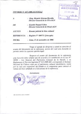 INFORME 417-2006-AGN/OGAJ