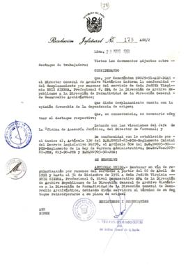 Resolución Jefatural N° 178-1991/AGN/J