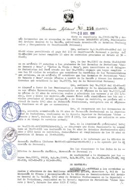 Resolución Jefatural N° 256-1991/AGN/J