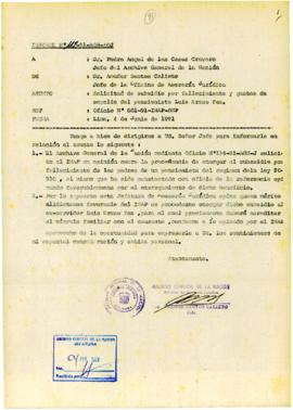 INFORME 112-91-AGN/OAJ