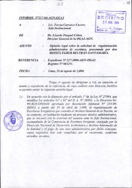 INFORME 217-2004-AGN-OGAJ