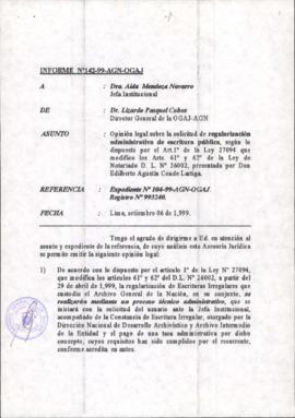 INFORME 142-99-AGN-OGAJ