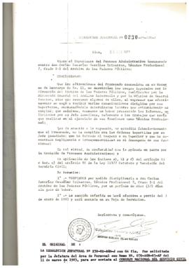 Resolución Jefatural N° 230-1982/AGN/J
