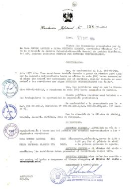 Resolución Jefatural N° 158-1990/AGN/J