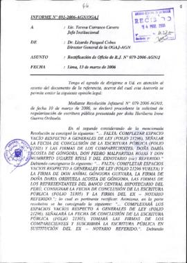 INFORME 091-2006-AGN/OGAJ
