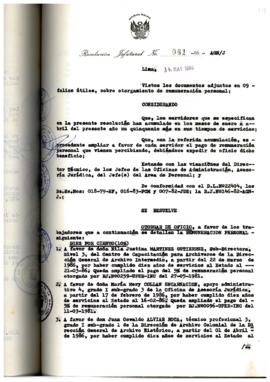 Resolución Jefatural N° 061-1986/AGN/J