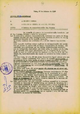 INFORME 026-90-AGN/OAJ