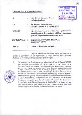 INFORME 379-2006-AGN/OGAJ