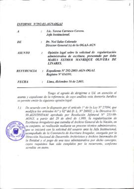 INFORME 292-2003-AGN-OGAJ