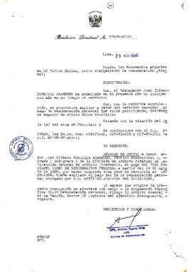 Resolución Directoral N° 79-86-AGN/OA