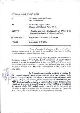 INFORME 152-2003-AGN-OGAJ