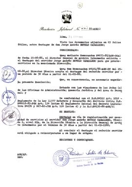 Resolución Jefatural N° 165-1988/AGN/J