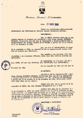 Resolución Directoral N° 075-88-AGN/OA