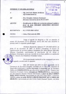 INFORME 020-2006-AGN/OGAJ