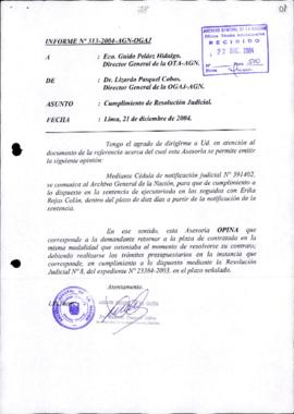 INFORME 313-2004-AGN-OGAJ