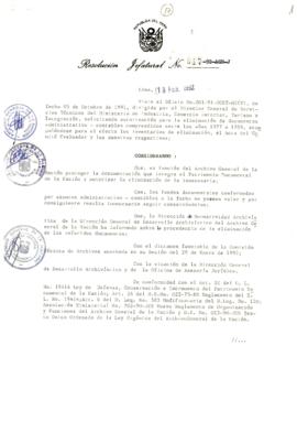 Resolución Jefatural N° 017-1992/AGN/J