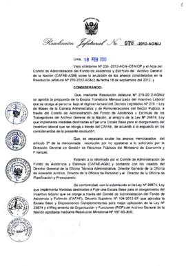 Resolución Jefatural N° 078-2013-AGN/J