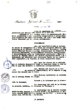 Resolución Jefatural N° 078-1991/AGN/J