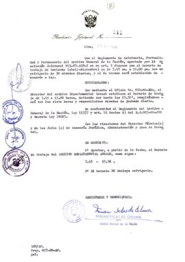 Resolución Jefatural N° 211-1988/AGN/J