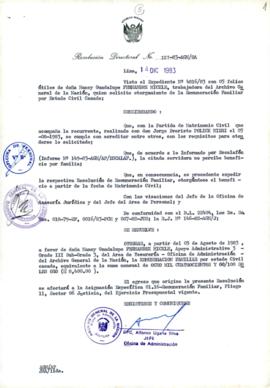 Resolución Directoral N° 107-83-AGN/OA